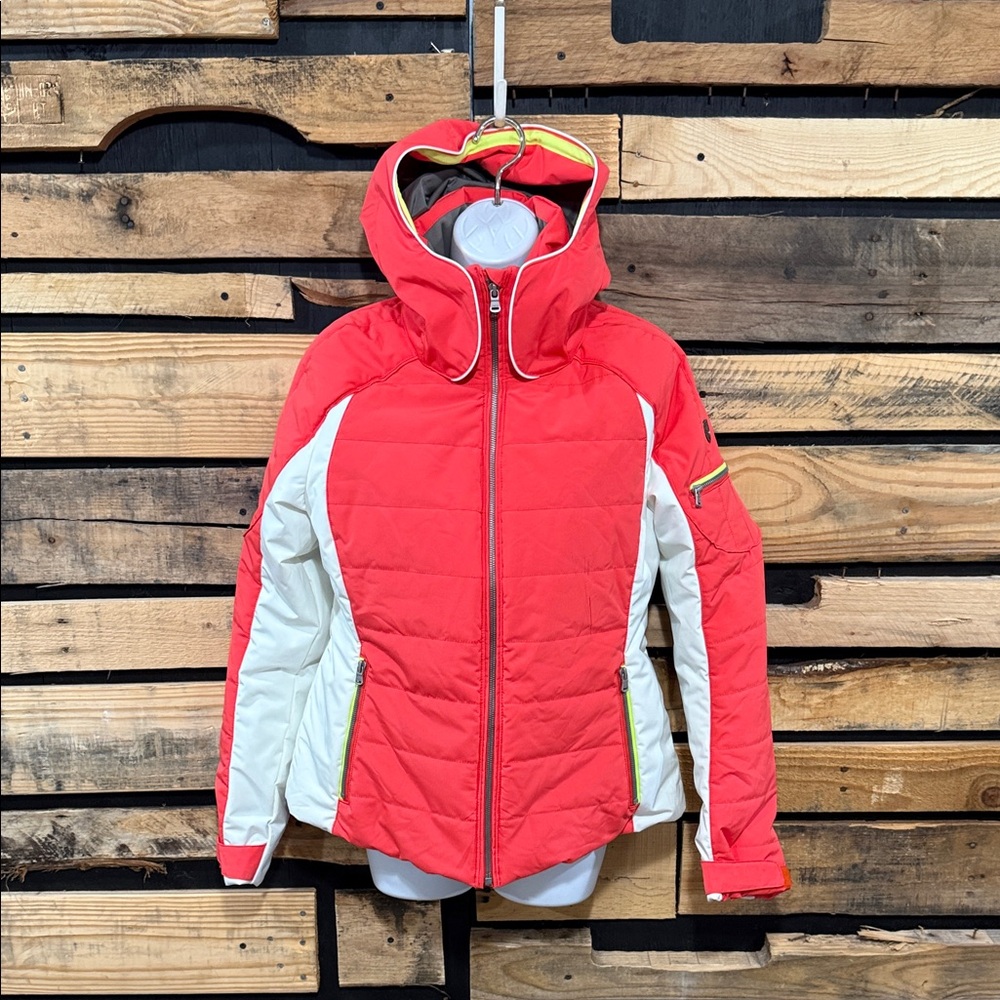 Fera Jacket Womens Size 8 Pink White Ski Snow Winter Insulated Outdoor Quilted‎